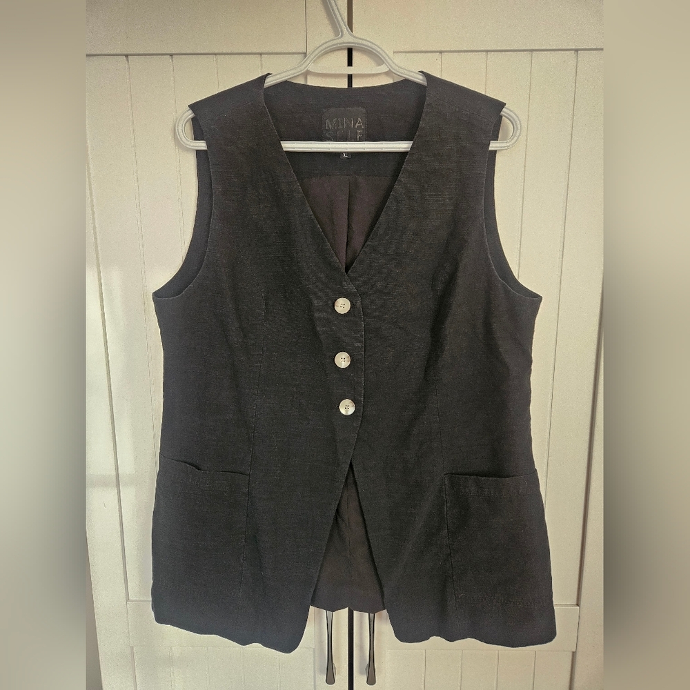 Mina Self Xl Black Vest